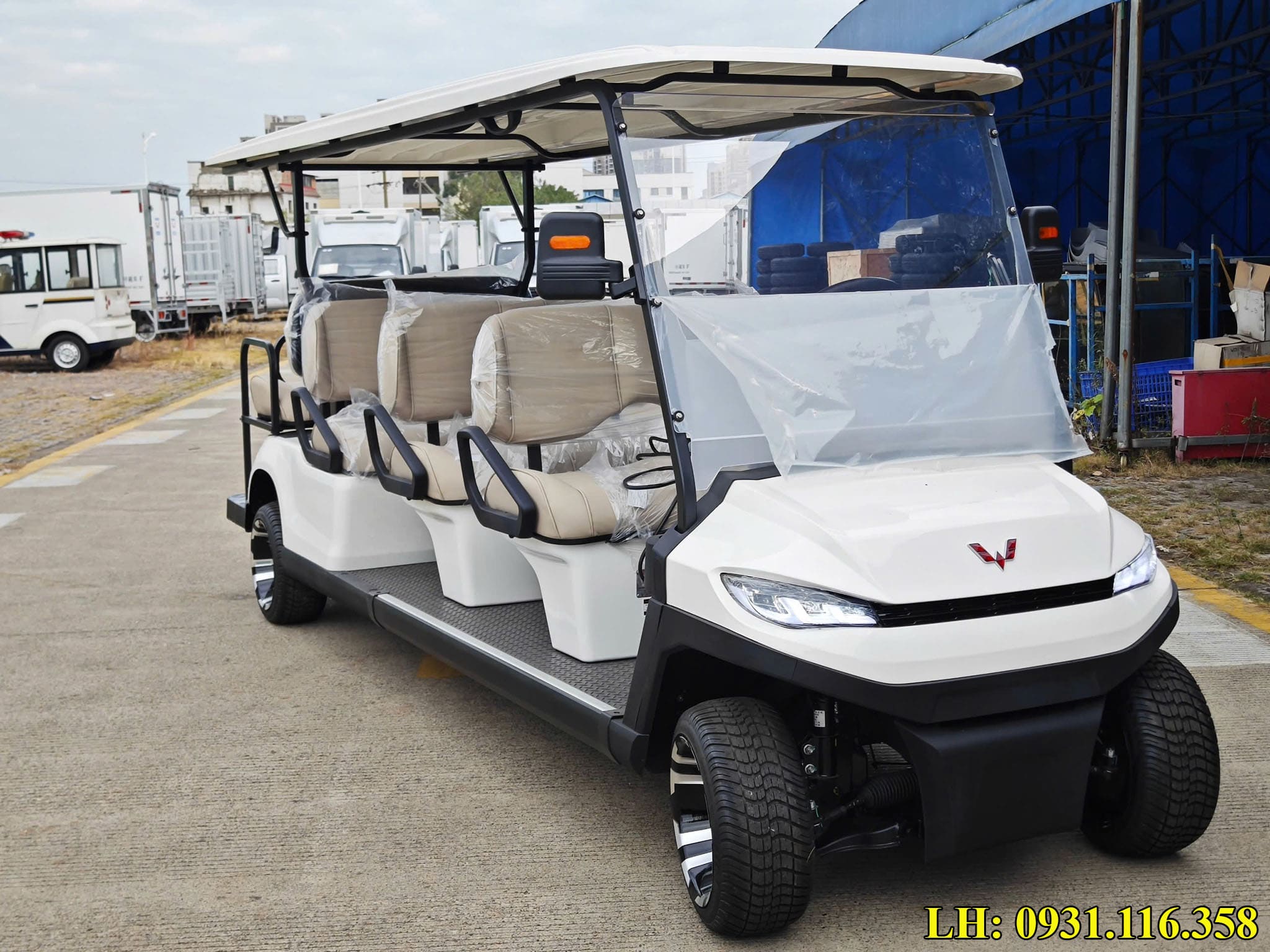 xe điện sân golf 8 chỗ Wuling