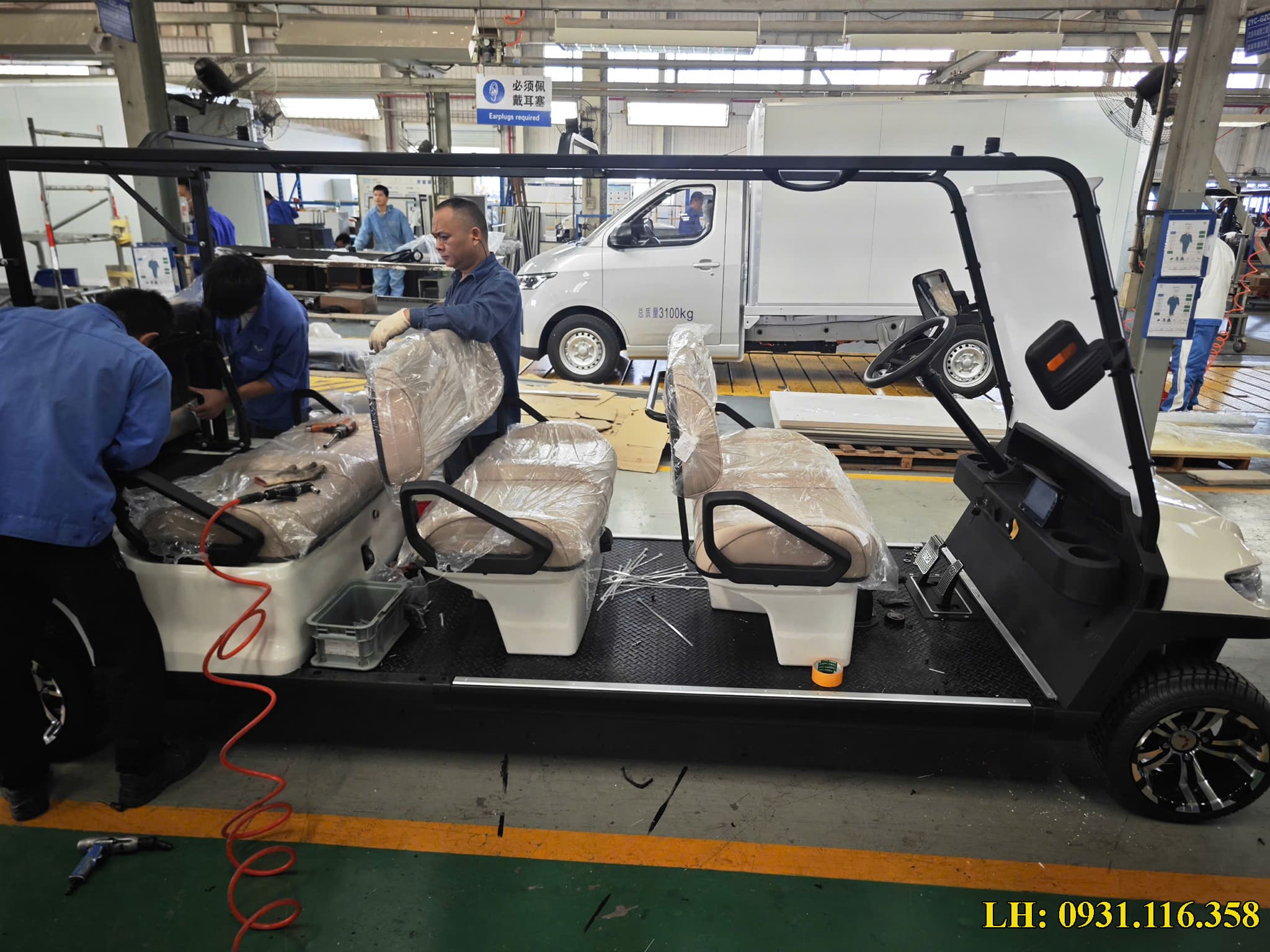 xe điện sân golf 8 chỗ cũ