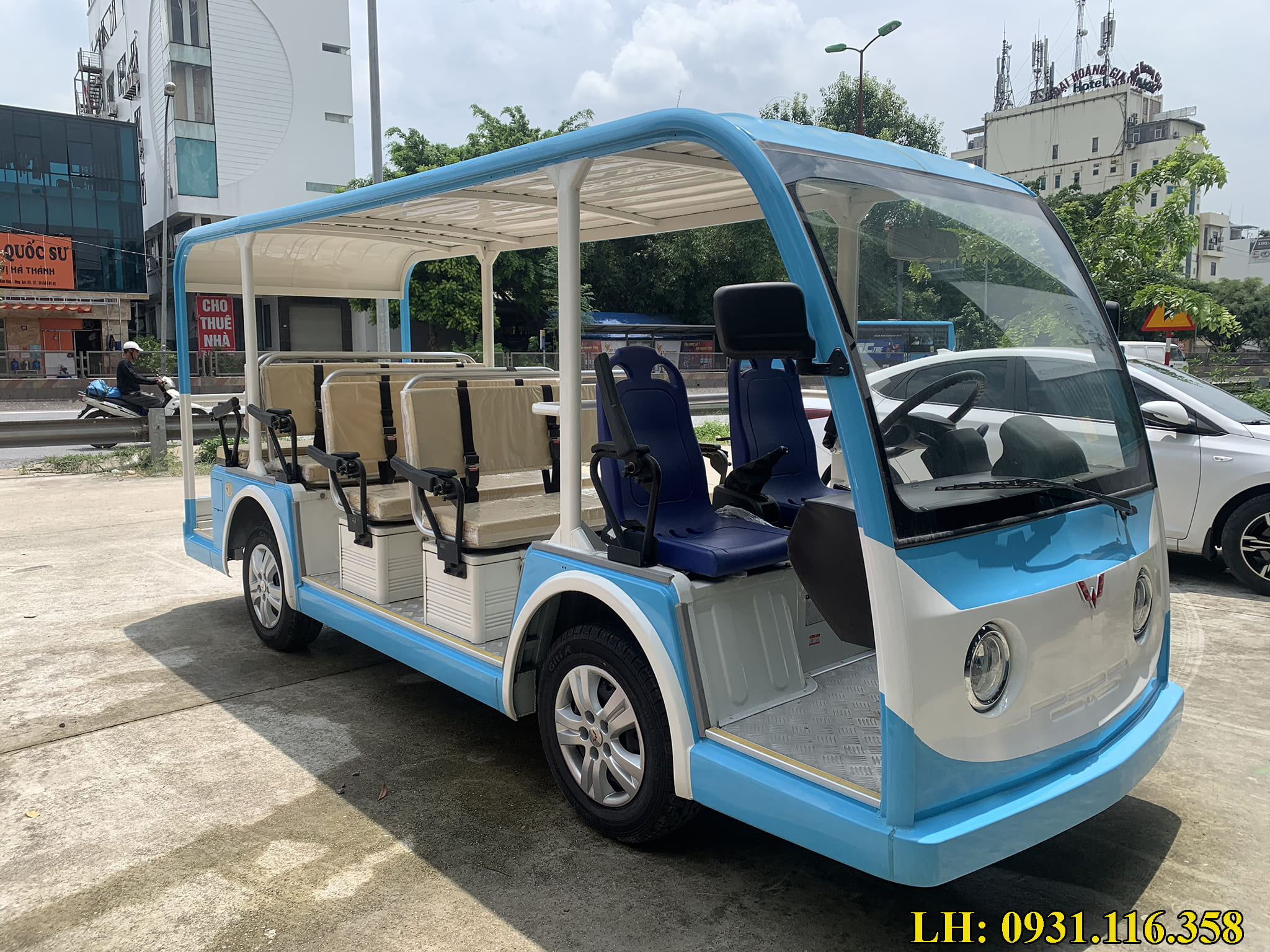 xe điện 14 chỗ ngồi hiện đại