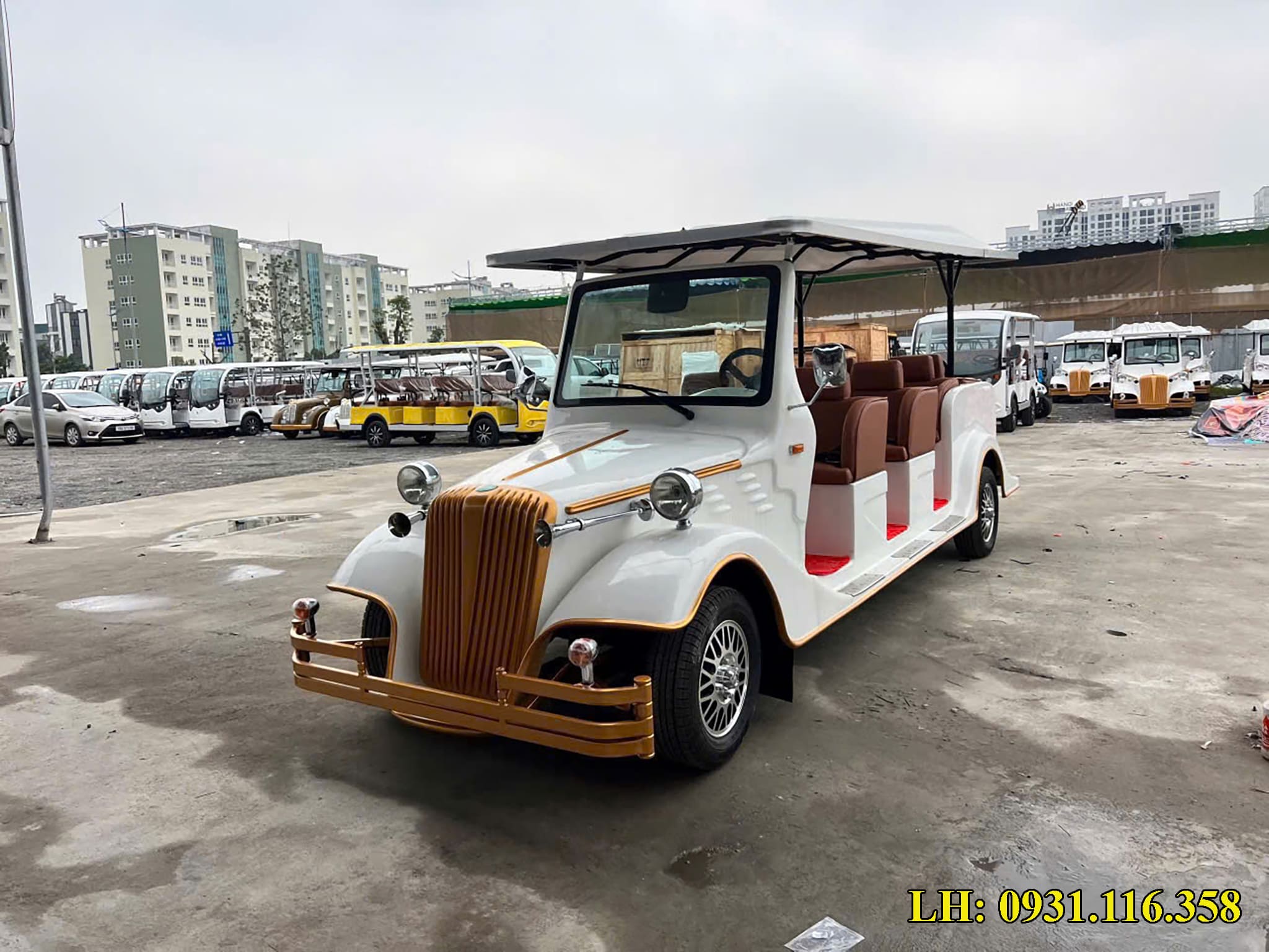 xe điện du lịch 8 chỗ Thái Hưng